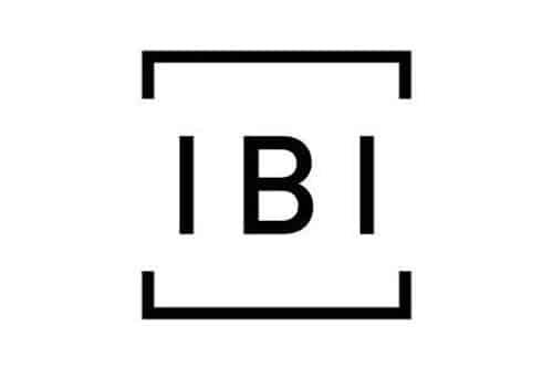 A black and white logo with the word ib for Parking Management.