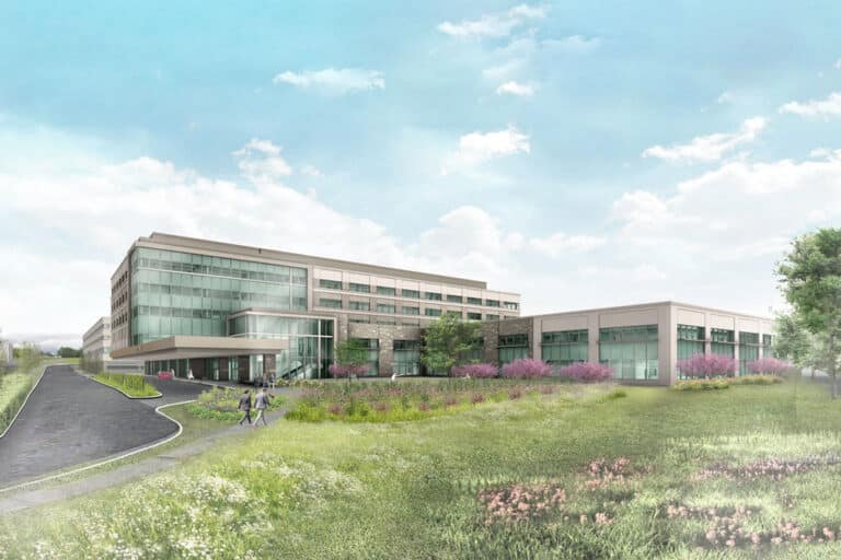 Rendering of Mercy Hospital in St. Louis, MO