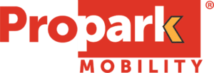 The park k logo on a red background, with CEO David Schmid and Propark Mobility.